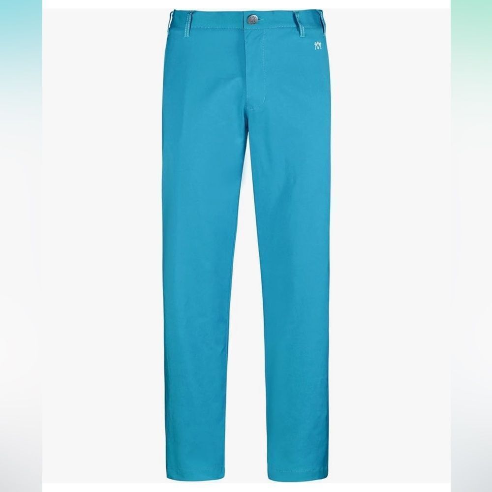 Lesmart Men Golf Pants Expandable Waistband Stretch Breathable Relaxed Fit